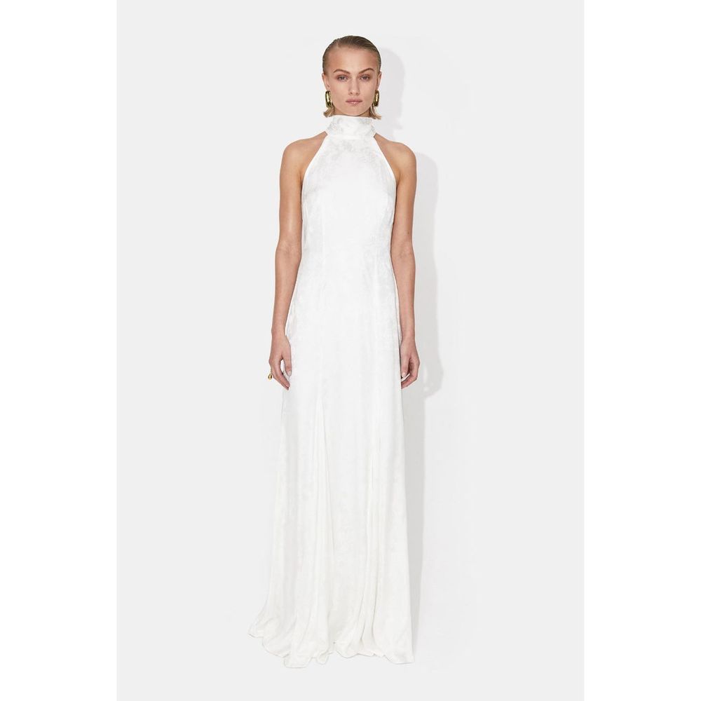 Galvan London Maya Silk-Blend A-Line Gown FR36/US4 $2950
